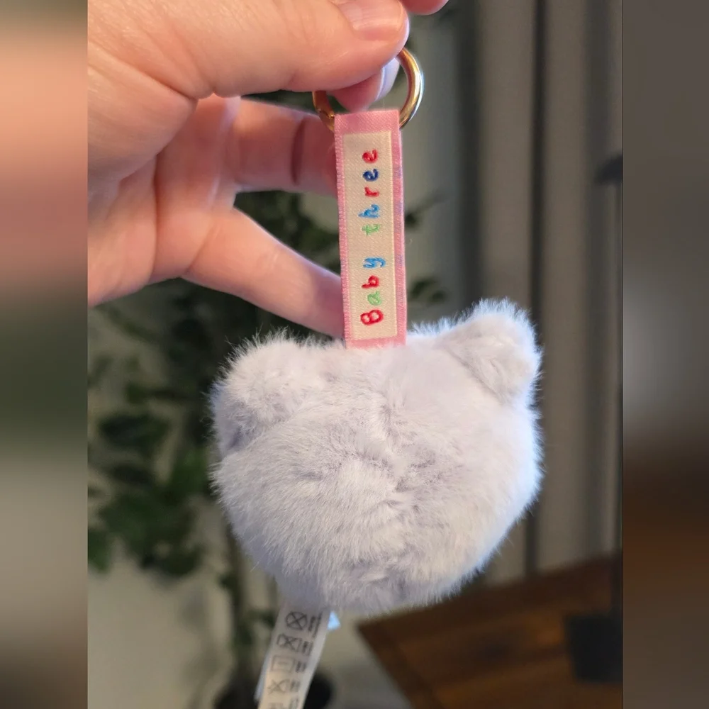 Baby Three Plush Toy - Lavender Petit Cat Head